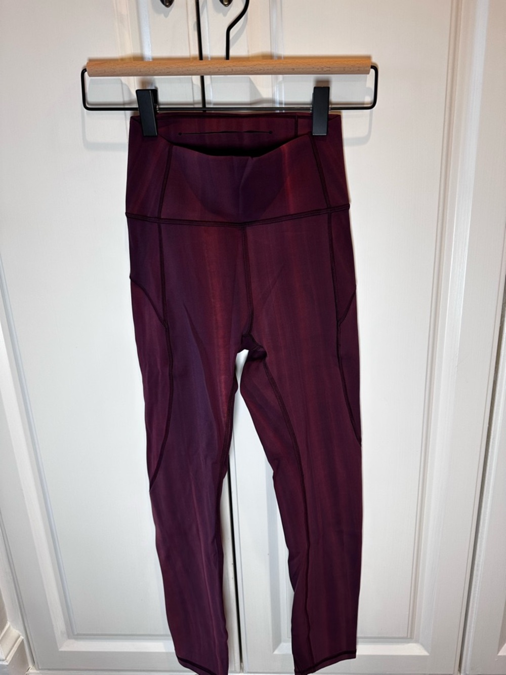 Lululemon In Movement Crop Leggings Space Dye Special Edition Size 2